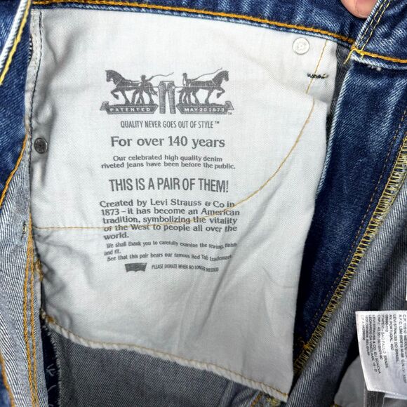 Levi Strauss & Co. 505 Denim‎ Blue Jeans Mens Size 38 x 30 - Picture 8 of 13